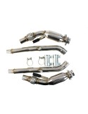 Descente de turbo + décatalyseur Sport inox DriveOnly S4 B7 4.2 V8 2005 - 2008