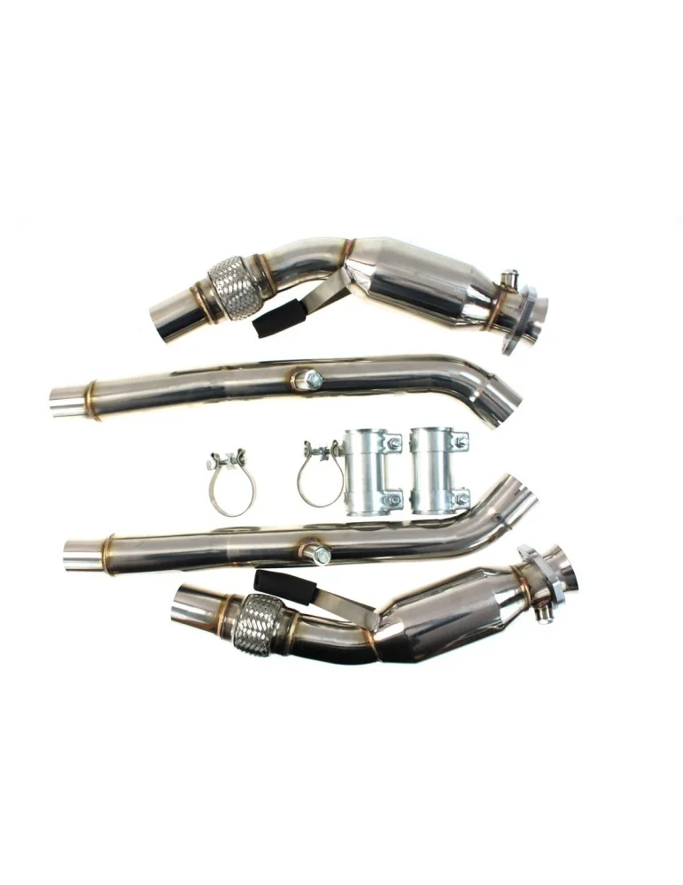 Descente de turbo + décatalyseur Sport inox  DriveOnly S4 B6  4.2 V8 2003 - 2004
