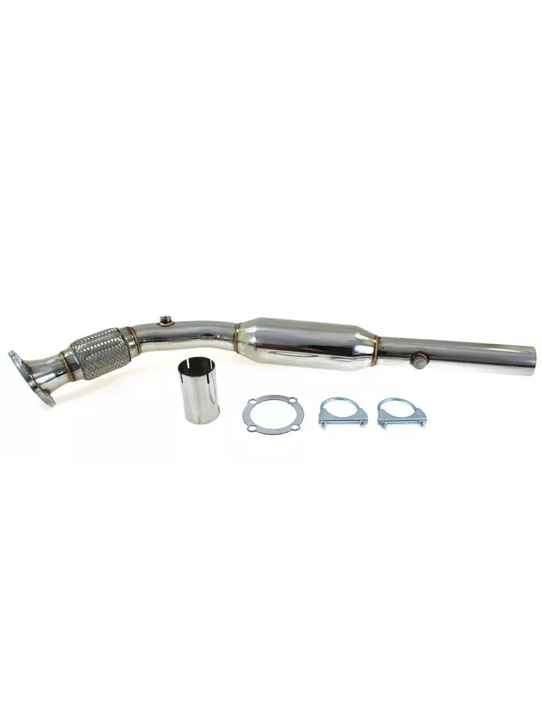 Descente de turbo + Décatalyseur 63mm Bora 1J 1.8T 150cv / 180cv 1998 - 2005 Descente de turbo + Décatalyseur 63mm Bora 1J 1.8T 150cv / 180cv 1998 - 2005