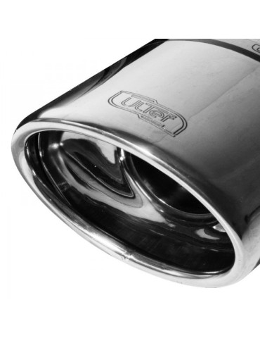 Sport muffler 120-125/27 for OPEL Vectra C  Montage SOUS le parechoc 1.9Cdti / 2.0Dti / 2.2Dti 2002-2008 