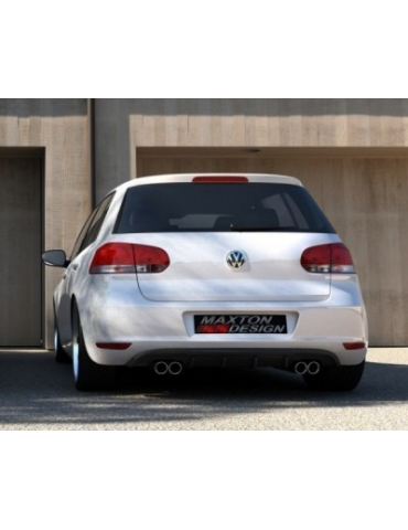 RAJOUT DU PARE-CHOCS ARRIÈRE VW GOLF VI  Silencieux Duplex Look R 2008 - 2013