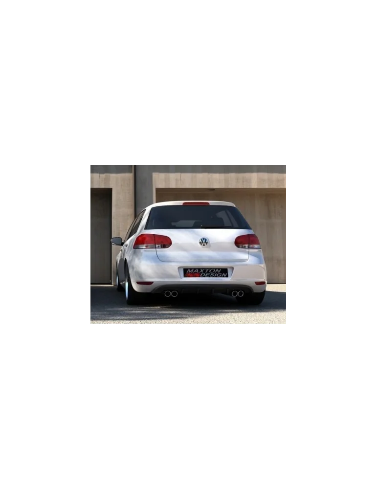RAJOUT DU PARE-CHOCS ARRIÈRE VW GOLF VI Silencieux Duplex Look R 2008 - 2013