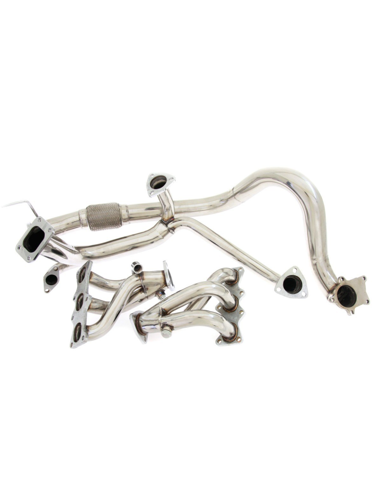 Collecteur d'échappement + Downpipe Inox Montage Turbo Mazda Mx6 V6 1991 - 1996