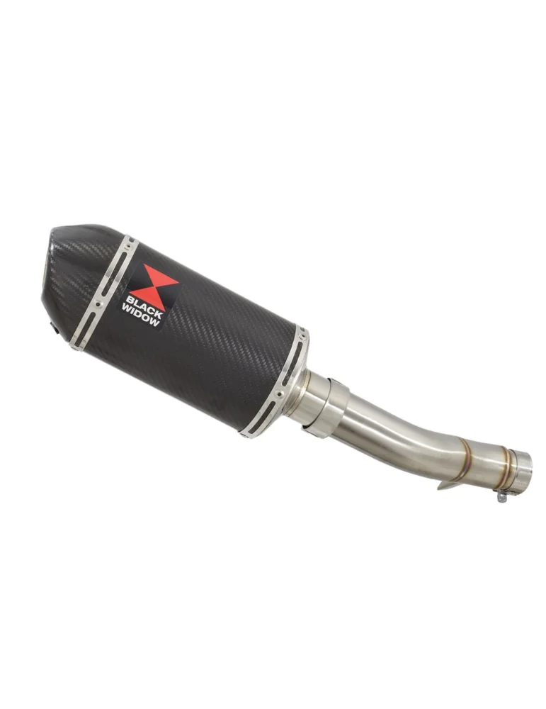 CBR500R 2016-2020 Silencieux Sport Ovale Carbone et Canule Carbone 200mm