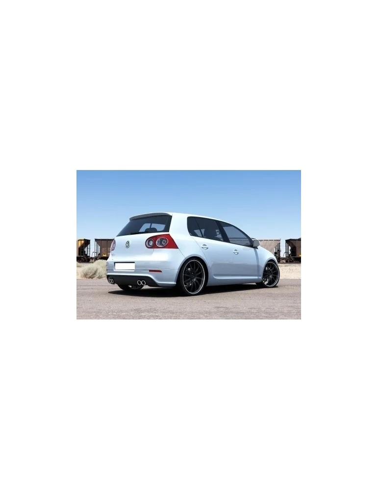 JUPE DU PARE-CHOCS ARRIÈRE CARBONE  VW GOLF V R32 (Look Duplex )  2003 - 2008