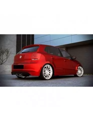DIFFUSEUR DE PARECHOC ARRIERE (Look R) VW Polo 6R  2009 - 2014
