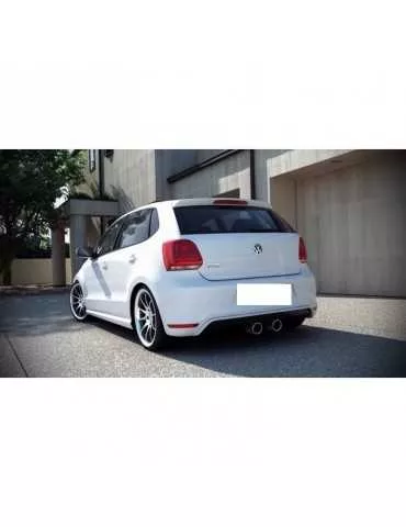 DIFFUSEUR DE PARECHOC ARRIERE (Look R) VW Polo 6R GTI  2009 - 2014