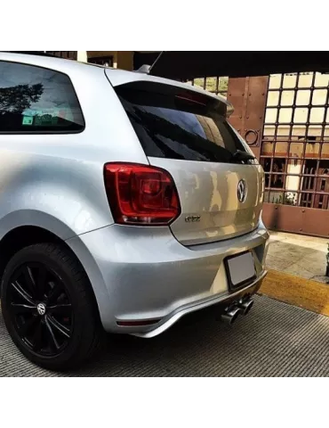 DIFFUSEUR DE PARECHOC ARRIERE (Look R) VW Polo 6R GTI  2009 - 2014
