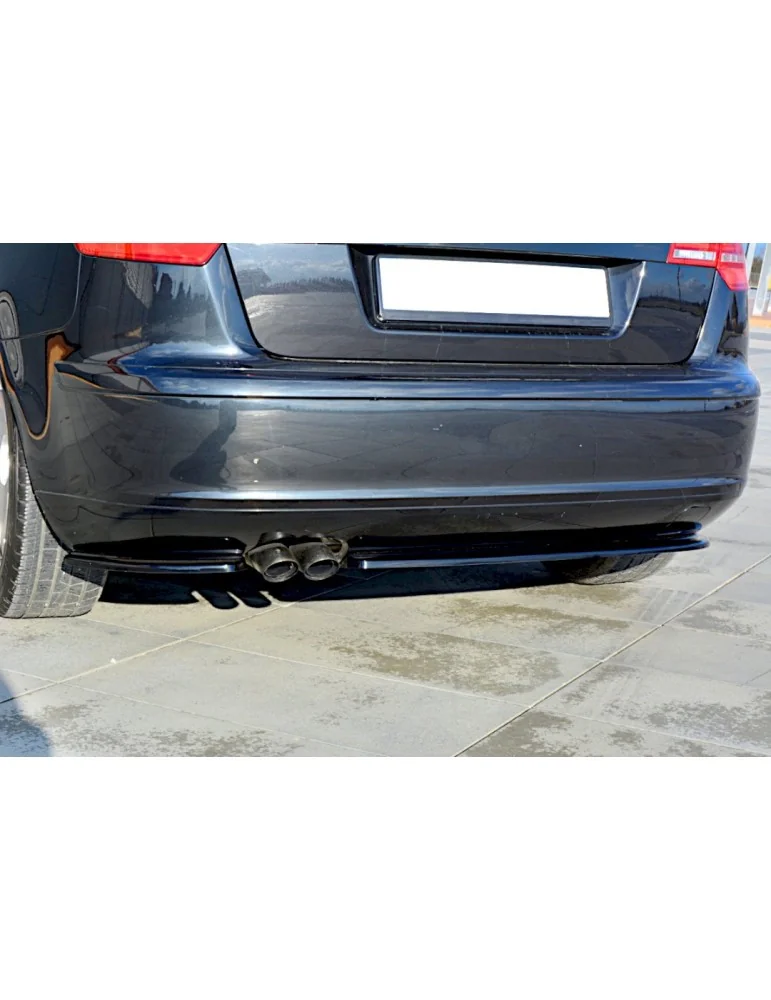 2 Extensions de parechoc arrière Audi A3 8P Sportback 2003 - 2008