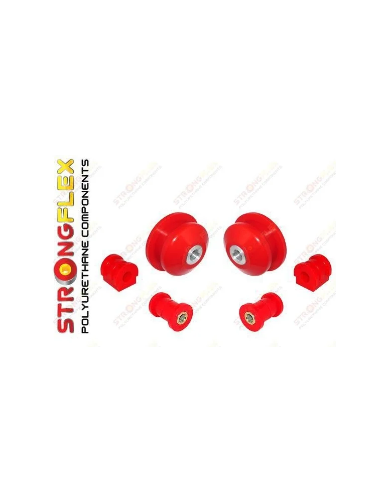 Kit Silents-blocks Renforcés Polyuréthane Red Train Avant Skoda Fabia 2008 - 2014