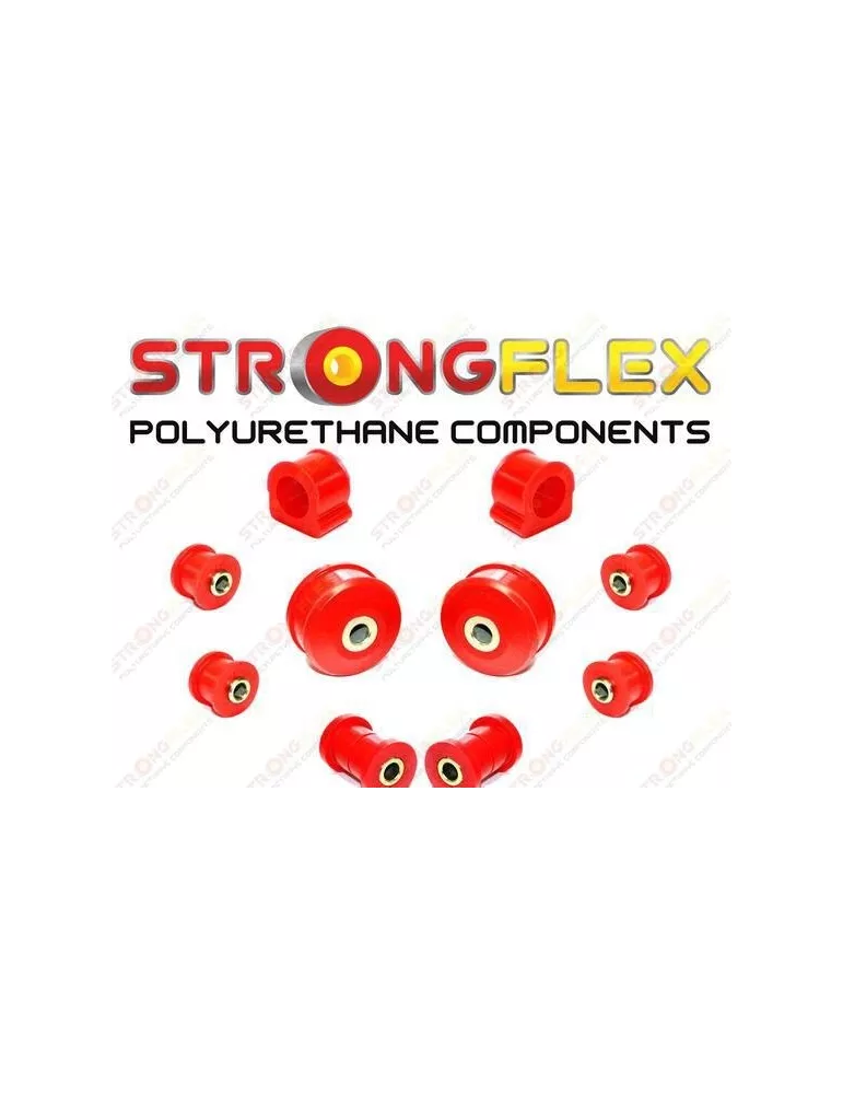 Kit Silents-blocks Renforcés Polyuréthane Red Train Avant Audi A3 8L 1996 - 2003 Kit Silents-blocks Renforcés Polyuréthane Red Train Avant Audi A3 8L 1996 - 2003