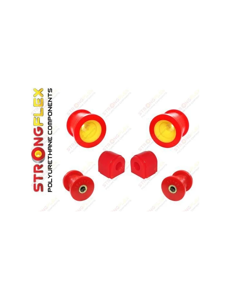 Kit Silents-blocks Renforcés Polyuréthane Sport Triangles Seat Leon 2005 - 2013 1.4Tfsi/1.6/1.8Tfsi/2.0Tfsi Cupra /1.6Tdi/1.9T