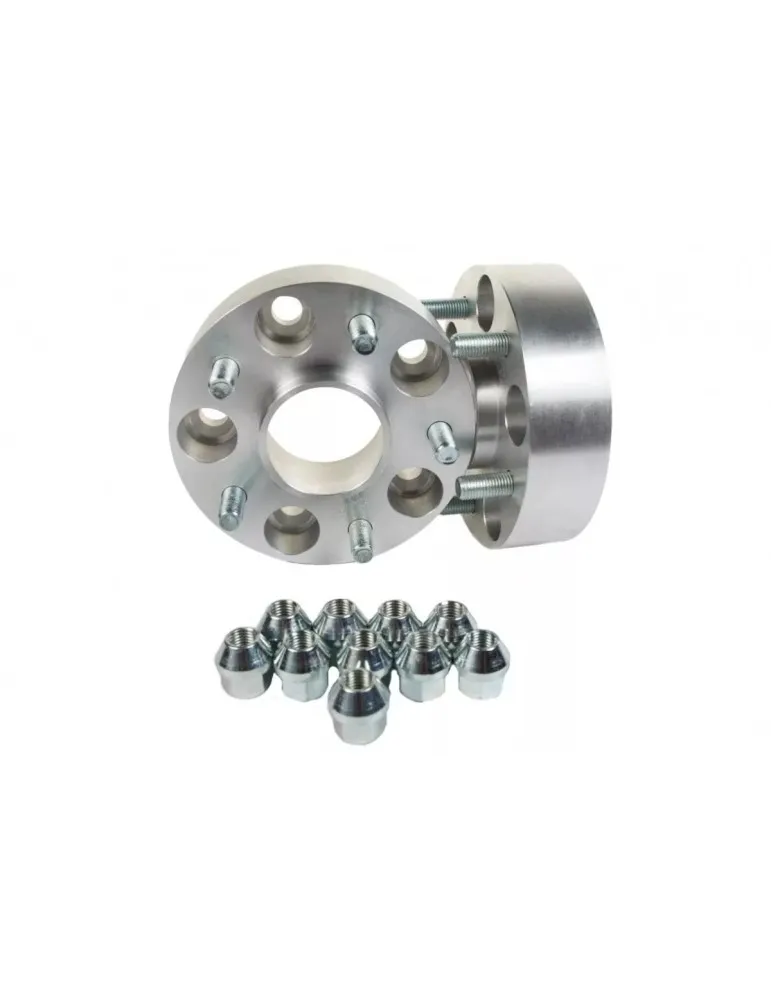 Elargisseurs de voies Light Aluminium Double boulonnerie 30mm  Chevrolet 5x120,65 - 70,3mm 