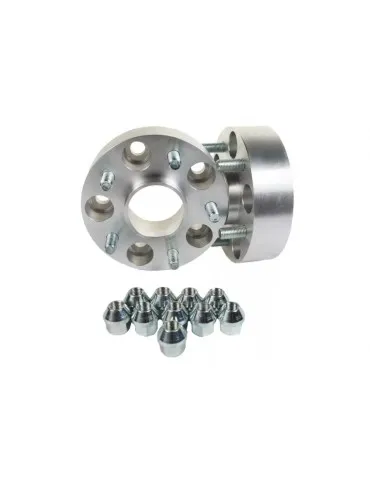 Elargisseurs de voies Light Aluminium Double boulonnerie 25mm Chevrolet 5x105 - 56,6mm