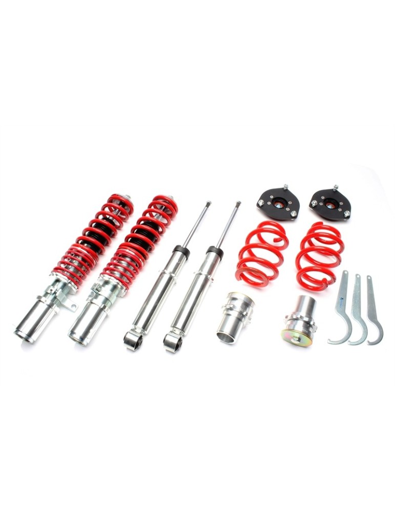 Combinés Filetés réglables - Version rabaissement important - Audi A3 / Seat Altea, Leon, Toldeo III / Skoda Octavia ET AUTRE !
