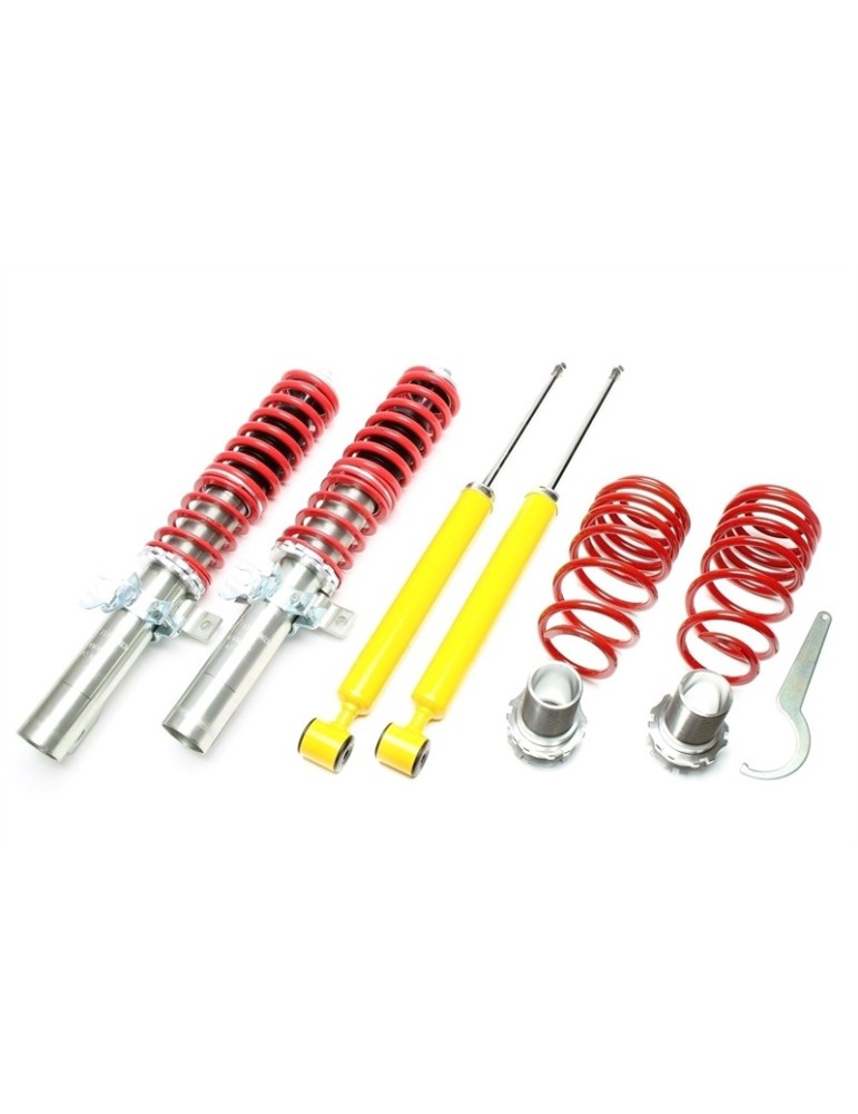 Combinés filetés réglables Audi A1 / Seat Ibiza IV+V / Skoda Fabia I / VW Fox, Polo 9N, Polo 6R
