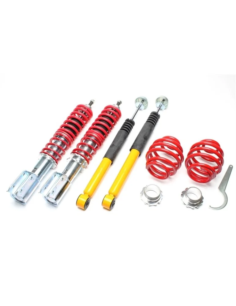Combinés filetés réglables Renault Clio II, Amortisseurs Sport entraxe de 58mm
