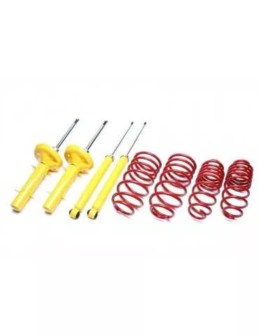 Kit Amortisseurs sport et Ressorts courts Opel Omega A Break 6 Cylindres Essence Et Diesel  Rabaissement : 35/35mm