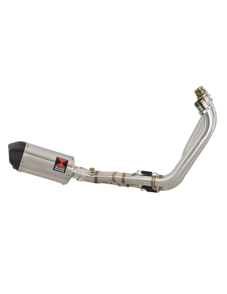 CBR650R 2019-2020 Ligne complète Collecteur/Decatalyseur/Silencieux Inox / Carbone Ovale 200mm