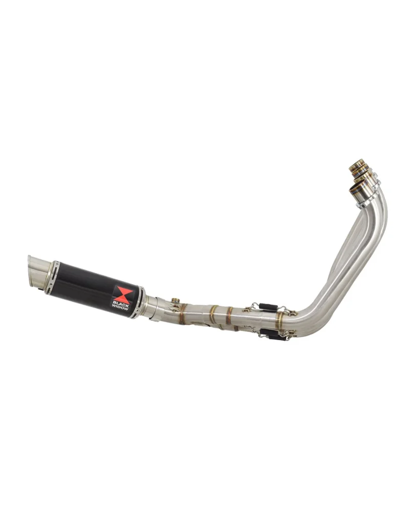 CBR650R 2019-2020 Ligne complète Collecteur/Decatalyseur/Silencieux Inox Noir Rond 230mm