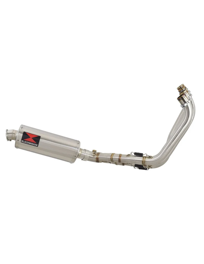 CBR650R 2019-2020 Ligne complète Collecteur/Decatalyseur/Silencieux Inox Ovale 300mm