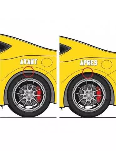 Kit Amortisseurs sport et Ressorts courts Audi A4 B7 Quattro Break 3.2V6/3.0Tdi 30/20mm