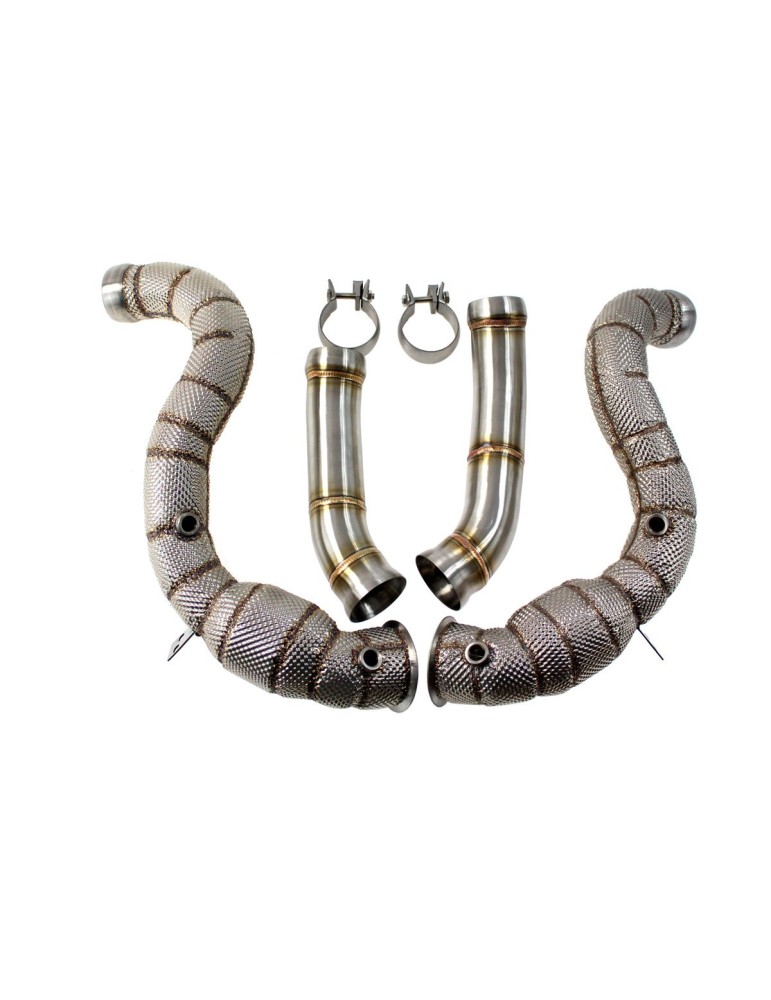 Descente de turbo + Décatalyseur + Bouclier Classe C W205 E63 AMG 2014 - 2020