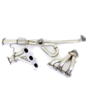 Collecteur d'échappement + Décatalyseur  DriveOnly Inox Sport Mazda MX6 2.5 V6