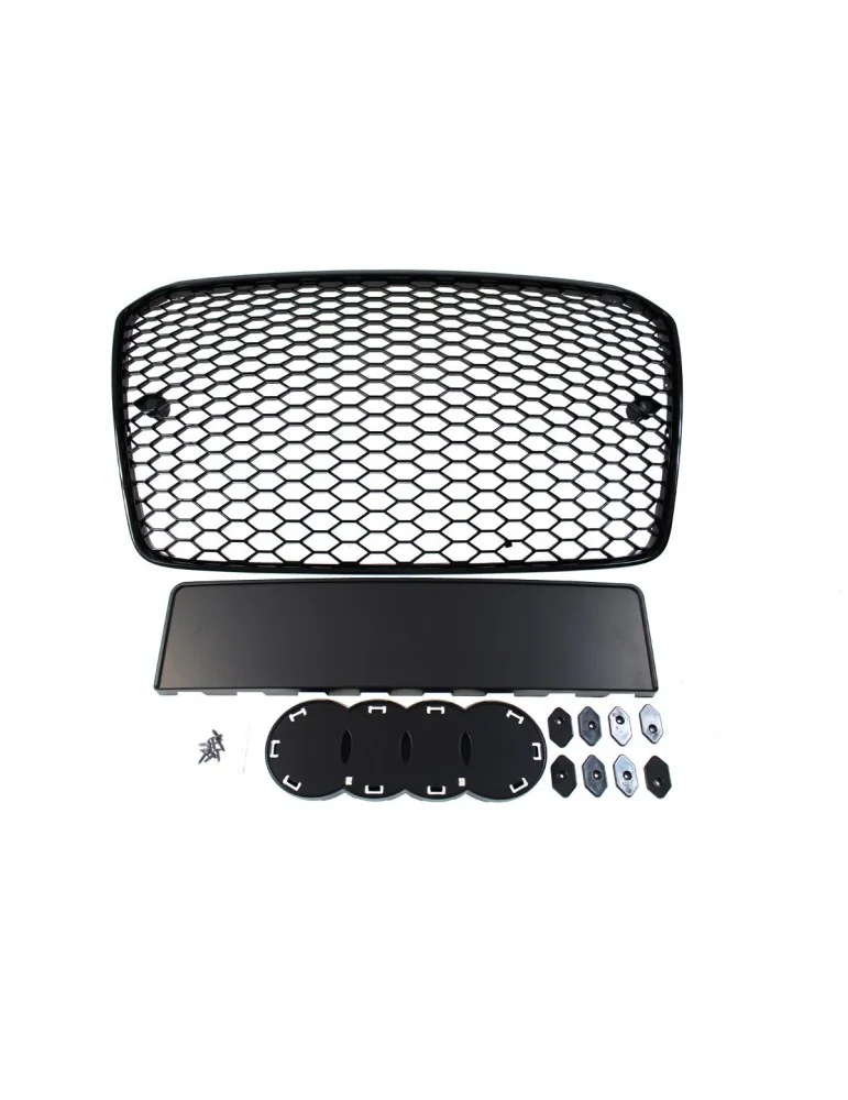 Calandre 2 Shiny Black Look-RS5 A5 8T Phase 2 2013 - 2016