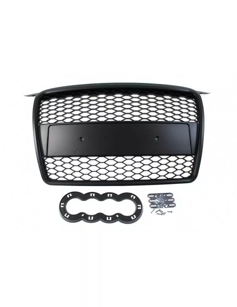 Calandre Shiny/Black nids d'abeilles Look RS3 A3 8P phase 1 2005 - 2009 Calandre Shiny/Black nids d'abeilles Look RS3 A3 8P phase 1 2005 - 2009