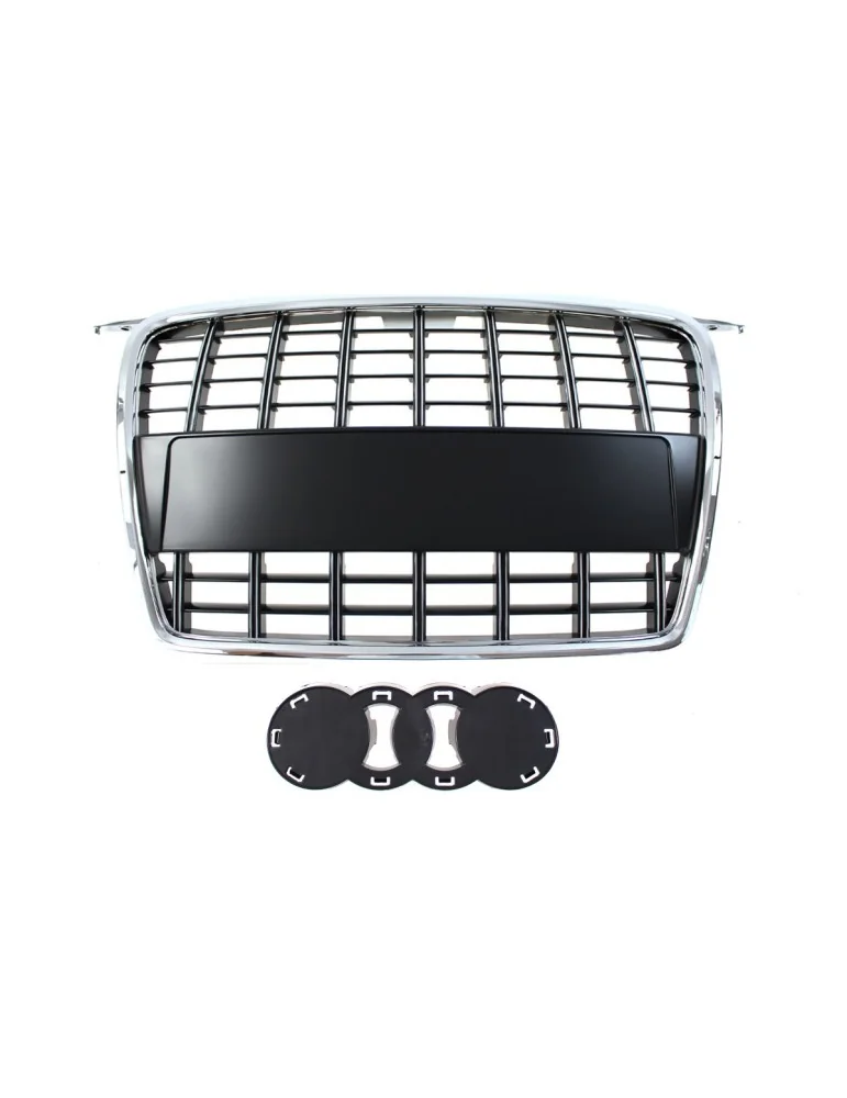 Calandre Chrome/Black nids d'abeilles 2 Look S3 A3 8P phase 1 2005 - 2008