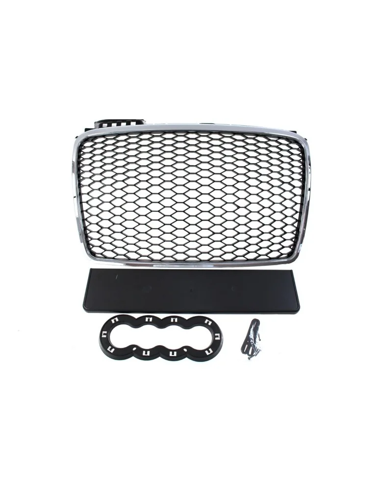 Calandre Chrome /Black Look-RS4 A4 B7 2005 - 2008