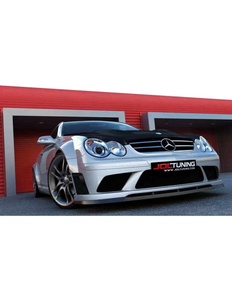 Lame de parechoc avant Look Black Series Mercedes Classe CLK W209 2003-2009