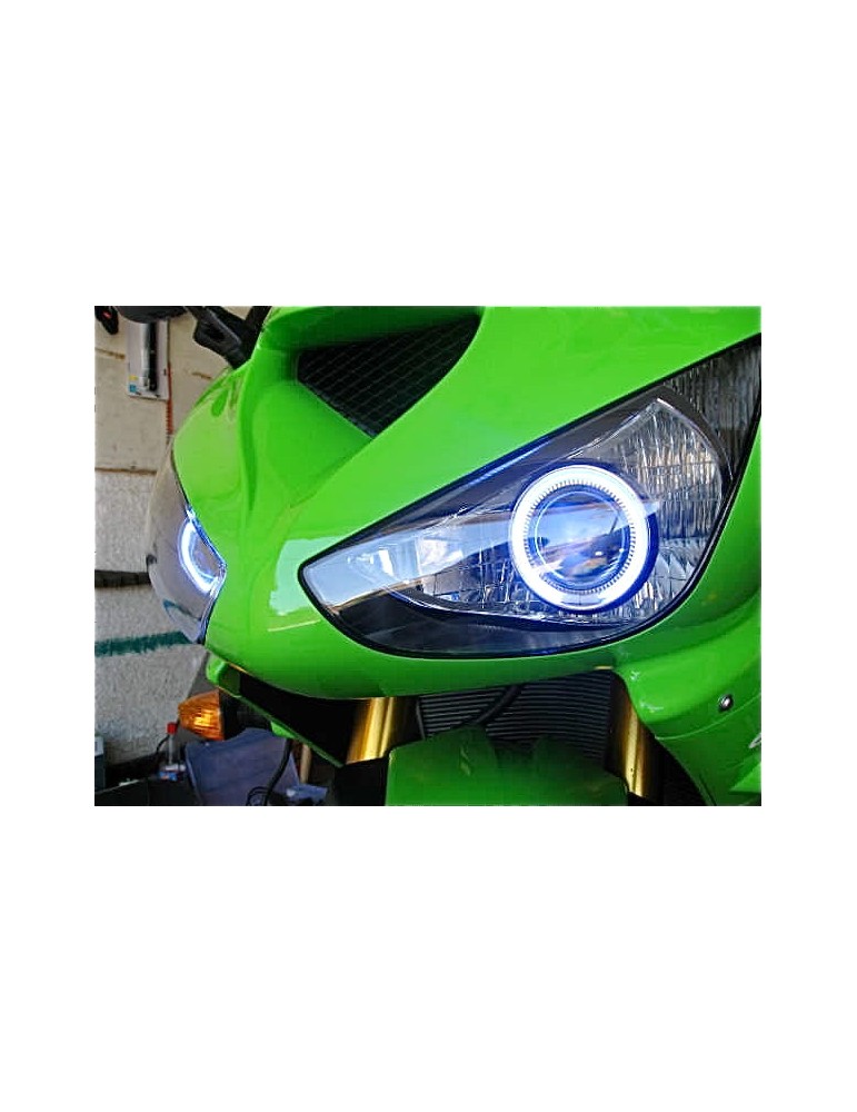 1 Pair Car White LED Angel Eyes 100mm Keenso LED Headlight Halo Rings COB Lamp Light 12V for Motorcycle Car 