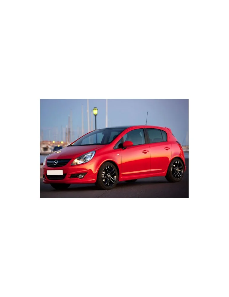 Bas de caisse sport Look OPC Opel Corsa D 5 portes