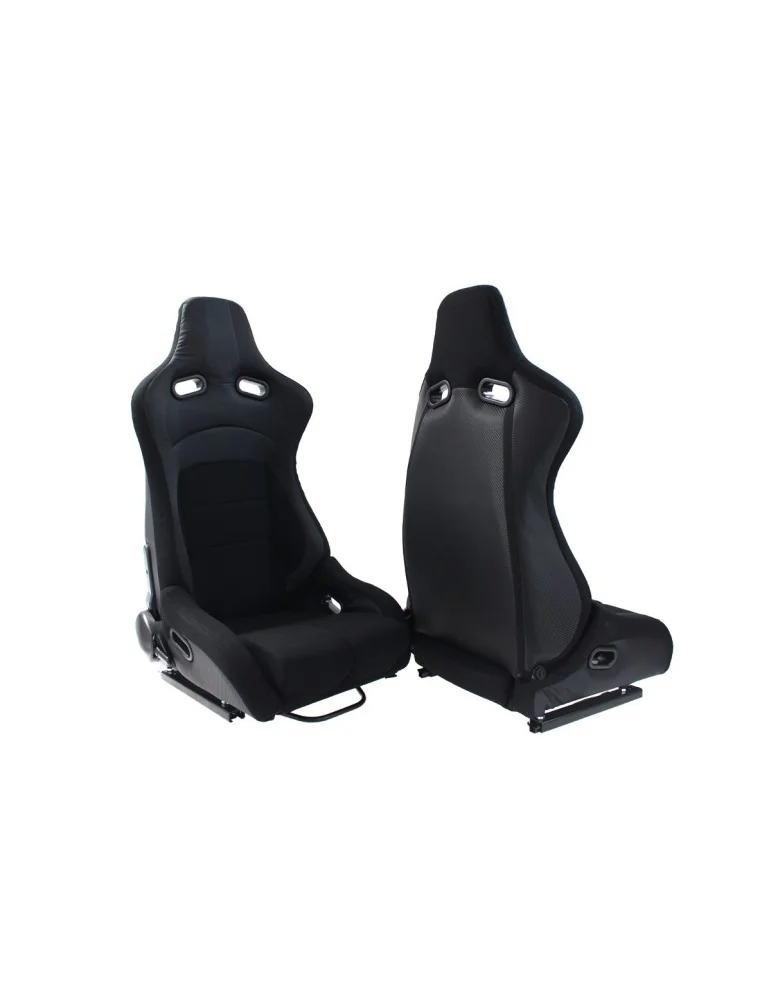Siège Baquet Monza Furio Noir et Carbone 