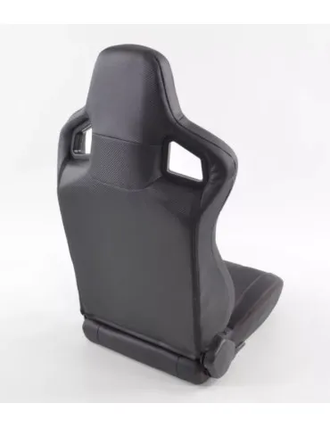 Siège Baquet FK Carbone Look Noir (Paire)