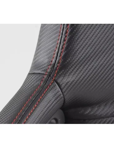 Siège Baquet FK Carbone Look Noir (Paire)