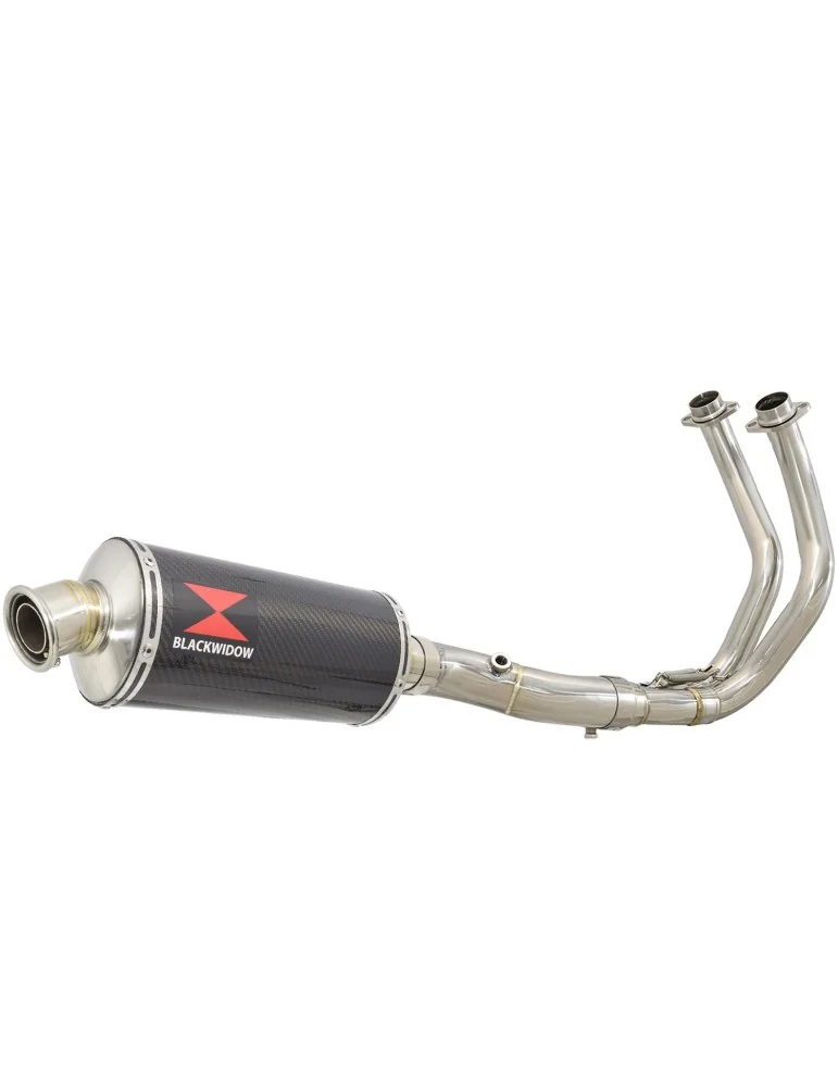 Tracer 700 2020 - 2021 Passage Bas Décatalyseur Ligne complète & Silencieux Ovale En Carbone 300mm