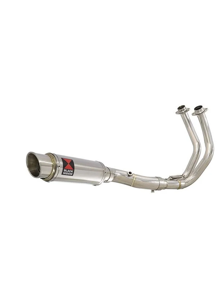 Tracer 700 2020 - 2021 Passage Bas Décatalyseur Ligne complète & Silencieux Rond GP Style En Inox 230mm