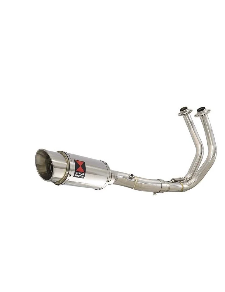 Tracer 700 2020 - 2021 Passage Bas Décatalyseur Ligne complète & Silencieux Rond En Inox 200mm