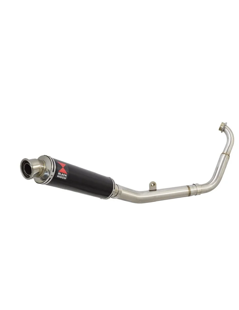 YZF-R 125 2019-2020 Ligne complète & Silencieux Rond Noir En Inox 350mm