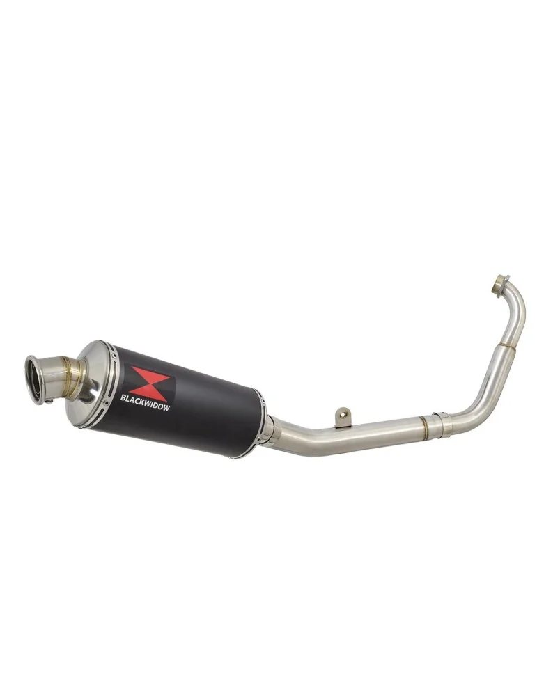 YZF-R 125 2019-2020 Ligne complète & Silencieux Rond Noir En Inox 300mm