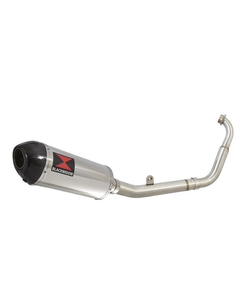 YZF-R 125 2019-2020 Ligne complète & Silencieux Ovale En Inox + Canule en Carbone 300mm