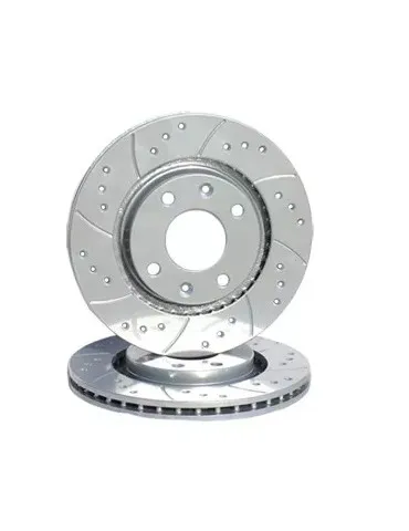 Disques de Freins Avant Sport Percés/Rainurés Ford Fiesta 4 240mm