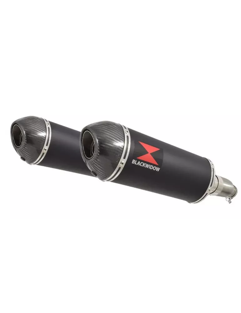 XJR1300 XJR 1300 1998 - 2006 4-2 Silencieux Kit & Silencieux Ovale Noir En Inox & Canule en Carbone XJR1300 XJR 1300 1998 - 2006 4-2 Silencieux Kit & Silencieux Ovale Noir En Inox & Canule en Carbone