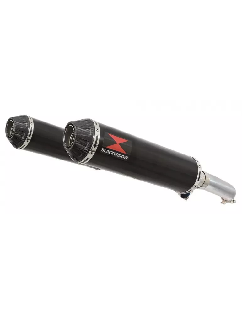 VTR1000F VTR 1000 F Firestorm (SC36) tube de raccords et Silencieux VT Black / Carbone 370mm VTR1000F VTR 1000 F Firestorm (SC36) tube de raccords et Silencieux VT Black / Carbone 370mm