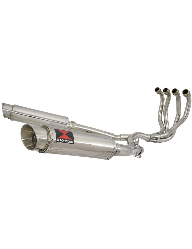KAWASAKI ZZR1200 ZZR 1200 4-2 Ligne complète & Silencieux Rond GP Style En Inox 360mm