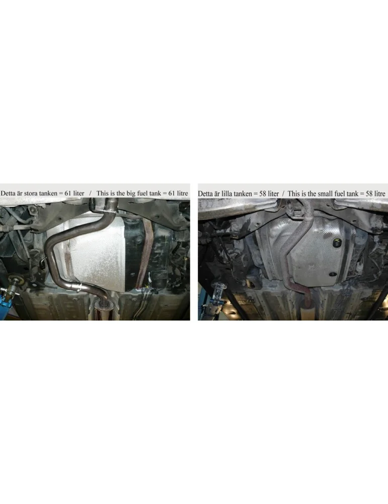 ECHAPPEMENT - Kit complet pour SAAB 9-3 2.0 st - sortie 2x80