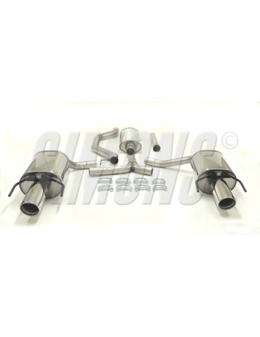 ECHAPPEMENT - Kit complet (avec racepipe 063T3ER) pour SAAB 9-3 2.8/2.0 lt - sortie 2x100